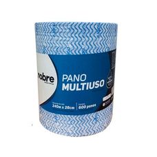 Pano Multiuso em Rolo Slim Nobre Azul 28cm x 240m