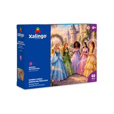Quebra-Cabeça em Madeira Jardim das Princesas 60 Peças - Xalingo