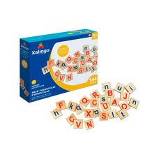 Jogo ABCD Letras Maiúsculas e Minúsculas Xalingo – 144 Peças