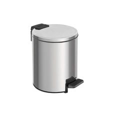 Lixeira de Inox com Pedal Tramontina Loop Polida com Balde Removível – 3L
