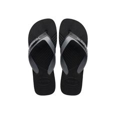 Chinelo - Havaianas - Dual – Cinza Aço/Preto (Tamanho 37/38)