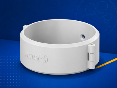 Abraçadeira Circular Para Calha Aquapluv Bege 88MM Tigre