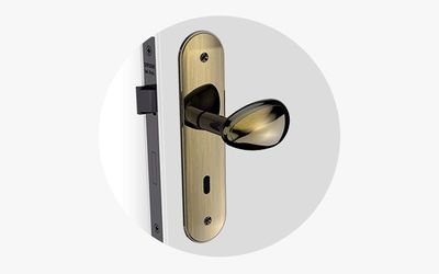 Fechadura Bora Taco Golf Interno Antique Brass 3002075015 40X53 Soprano