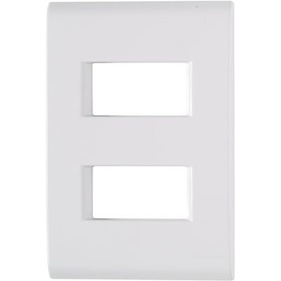 Placa 2 Postos Afastados 4X2 Branco 57106/006 LIZ Tramontina