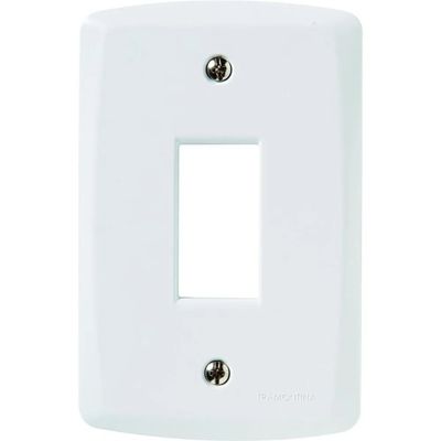 Placa 1 Posto Vertical 4X2 Branco 57105/003 LUX 2 Tramontina