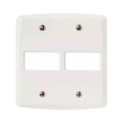 Placa 2 Postos 4X4 Branco 57105/023 LUX 2 Tramontina