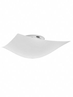 Plafon Solari E-27 Quadrado Branco