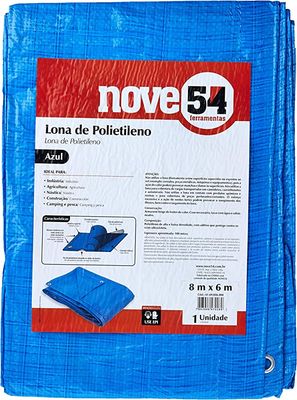 Lona De Polietileno Azul 8 M X 6 M Nove54