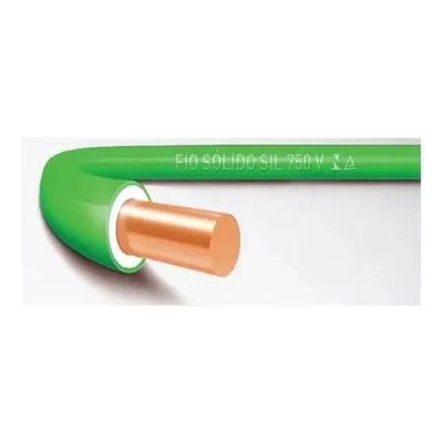 Fio Solido 1,5mm Verde Para Rolo Nambei/ Sil/ Corfio