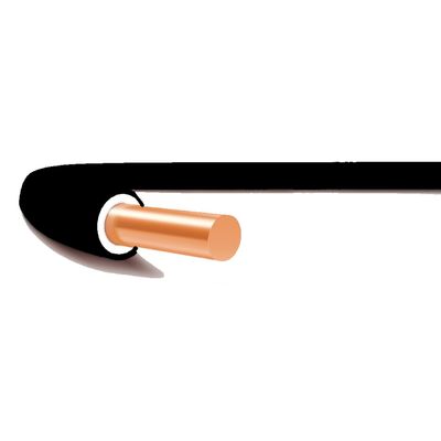 Fio Solido 2,5mm Preto Para Rolo Nambei/ Sil/ Corfio