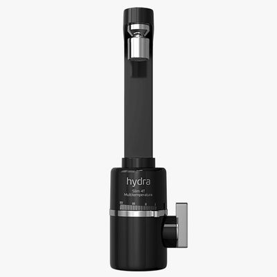 Torneira Elétrica Slim 4 Temperatura Parede Preta 220v Hydra