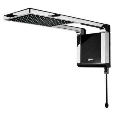 Chuveiro Acqua Storm Ultra Preto Cromado 220v Lorenzetti