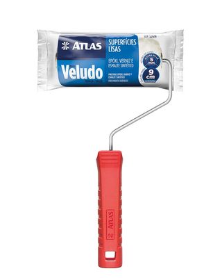 Rolo Veludo Epóxi 9Cm 329/9 Atlas