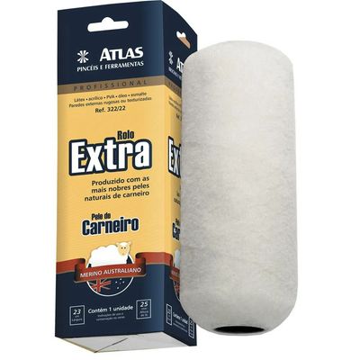 Rolo Lã De Carneiro Extra 23Cm 322/22 Atlas