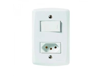 Interruptor Simples C/TOM 10A BR 57145 LUX 2