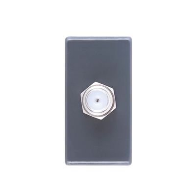 Tomada TV/SAT Coaxial Direta Grafite Tramontina