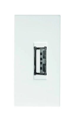 Modulo Tomada USB Bivolt Branco Revitá