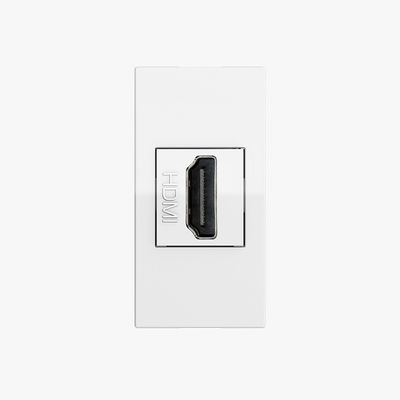Módulo HDMI Branco Revitá Soprano
