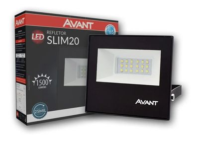 Refletor Led Slim 20 6500k Avant