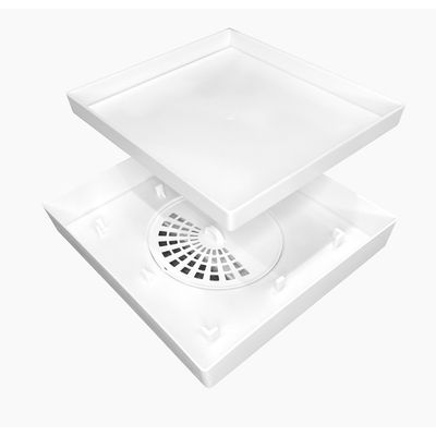 Ralo Oculto Quadrado 15x15 Branco Multicerto - Eficiência e Discrição para Seu Banheiro