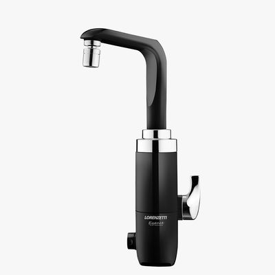 Torneira Essence Mesa Preta/Cromado 220v 5500w Lorenzetti
