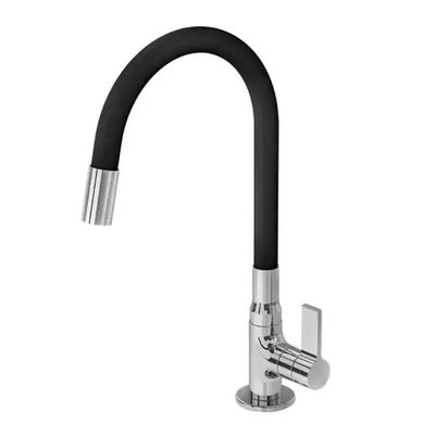 Torneira Leão Cozinha Mesa 1/4 Volta Black 6067