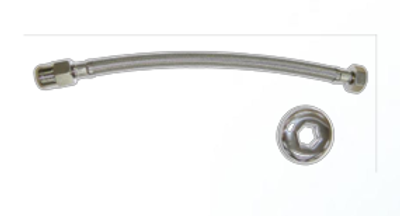 Flexível 40 cm Inox 250102 Blukit - Versatilidade e Confiabilidade em Suas Instalações