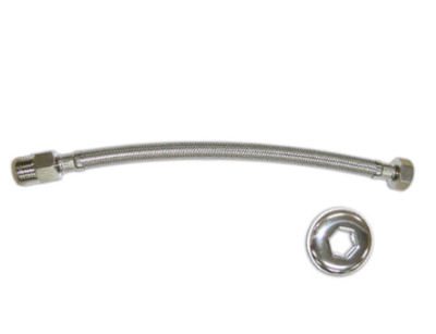 Flexível 40 cm Inox 250102 Blukit - Versatilidade e Confiabilidade em Suas Instalações
