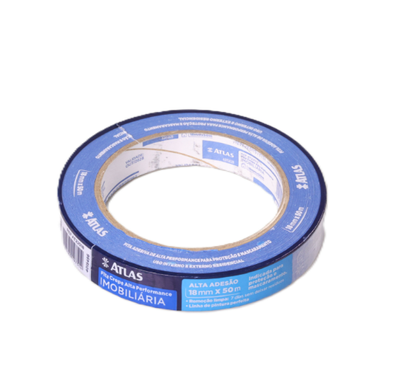 Fita Crepe 24mm x 50m Azul Tigre