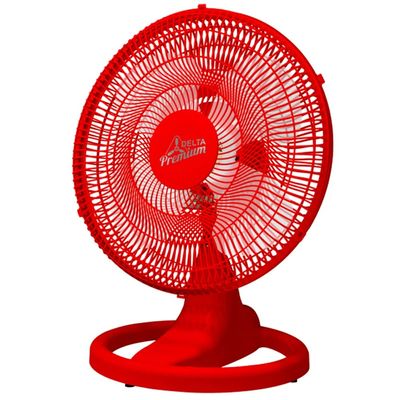 Ventilador Mesa 50cm Vermelho Bivolt 675435 Delta