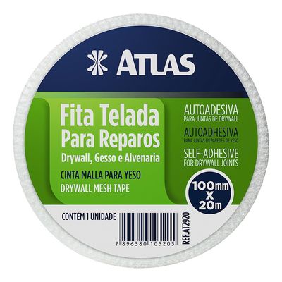 Fita Telada Reparos 100MM X 20MT AT2920 Atlas