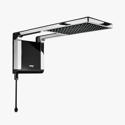 Chuveiro Acqua Storm Ultra Preta Cromado 127v Lorenzetti
