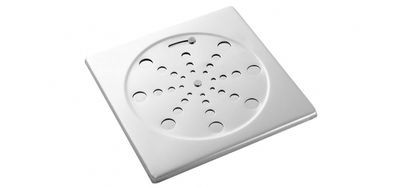 Grelha Abre/Fecha 150mm Quadrada Cromada 291814 Blukit