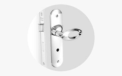 Fechadura Open Golf Banheiro Cromado 3003070617 40X53 Soprano