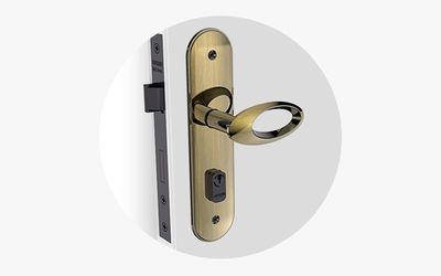 Fechadura Open Golf Externa Antique Brass 3001070615 40X53 Soprano