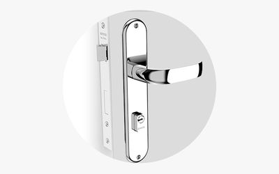 Fechadura Icaro Externa Cromado 3141046017 55X70 Soprano