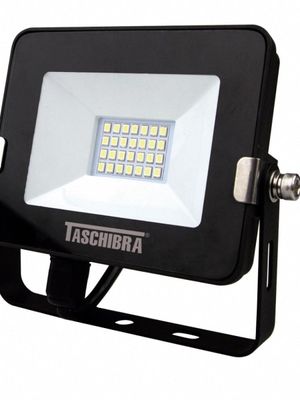 Refletor Led Slim 20W Preto RGB Bivolt