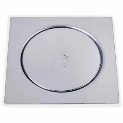Ralo Pratic Click Inox Quadrado 10x10cm Leão
