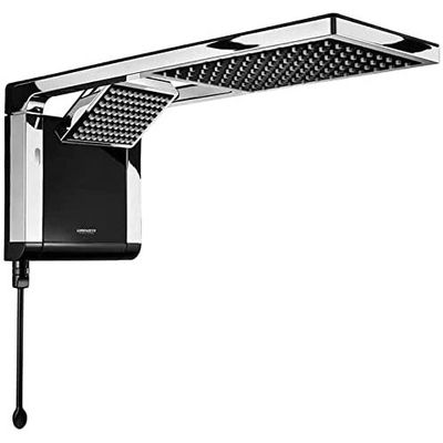 Chuveiro Acqua Duo Flex Hibrido Preto/Cromado 220V 372562 Lorenzetti