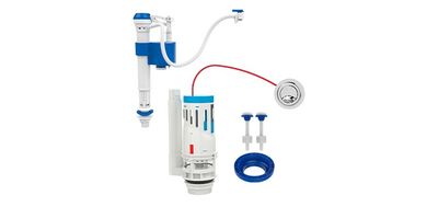 Kit Completo Universal com Duplo Acionamento para Caixa Acoplada Blukit