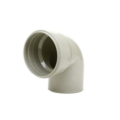 Joelho de Transposição Circular 90º 88x100mm Para Calha Aquapluv Bege Tigre