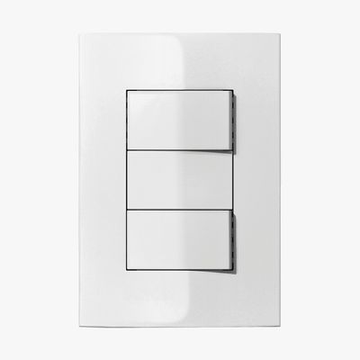 Interruptor Duplo Simples Branco 251003 Iris