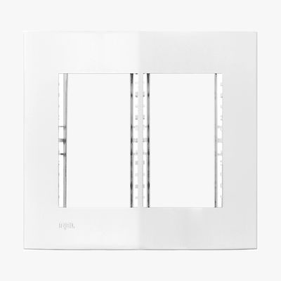 Placa 6 Modulos 4X4 Branco 250002 Iris