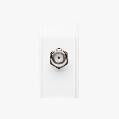 Modulo Tomada Cabo Coaxial Alumínio DTM Soprano