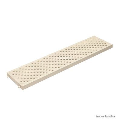 Grelha Piso Pedestre 13x50cm Areia Tigre: Eficiência e Durabilidade para o Seu Espaço Exterior