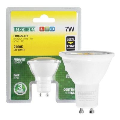 Lampada Led Dicroica MR16 TDL 50 7W 40 2700k
