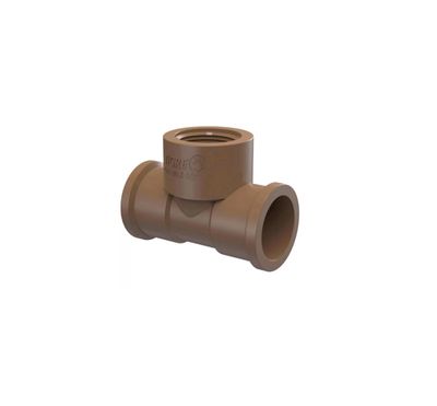 Tee 25MM X 1/2 C/Rosca Tigre