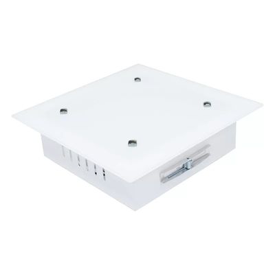 Plafon Quad.Zimbros 28CM Branco
