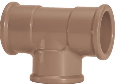 Tê De Redução Soldável 50x25mm Amanco Tê De Redução Soldável 50x25mm Amanco