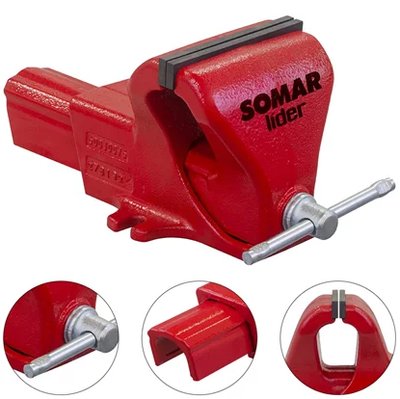 Torno Bancada N5 C/ Mordentes Metalicos - 10010085 Somar